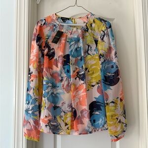 *NWT* Bebe Floral Multicolor Blouse